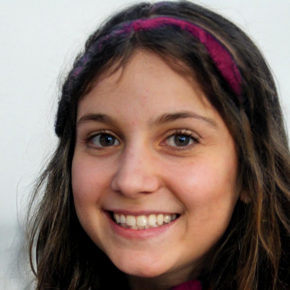 Professional headshot of Elena Fitzpatrick, program graduate